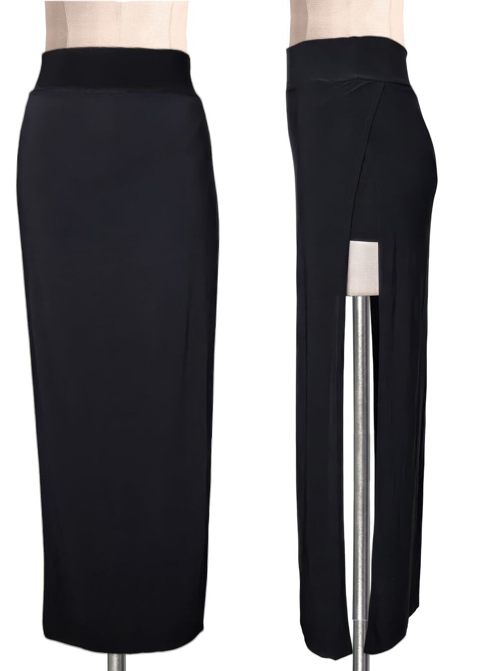Sexy Statement Poetry Clothing Black Long Skirt Hot Pants Shorts Medium